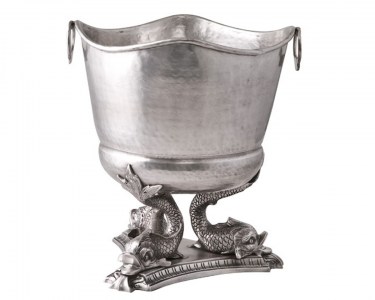 Pewter Winer Cooler Bucket French Le Forge